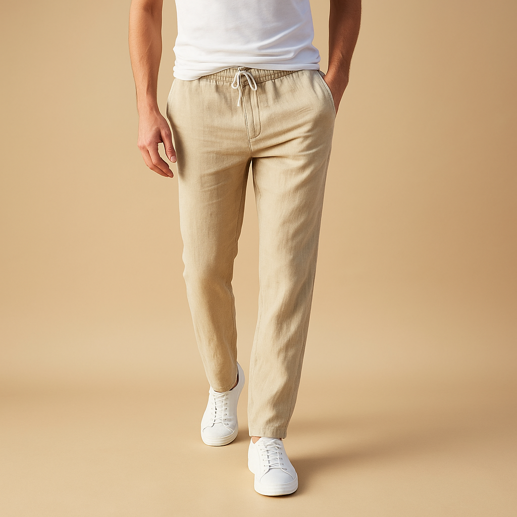 Comfortable Men's Elastic Waist Pants - Luxivelle