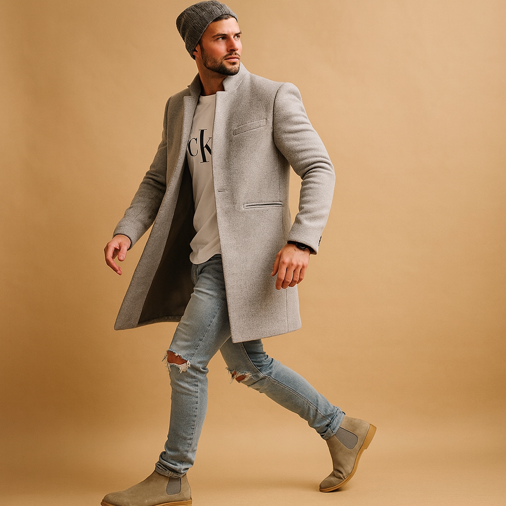 Warm Mens Winter Parka Coat - Luxivelle