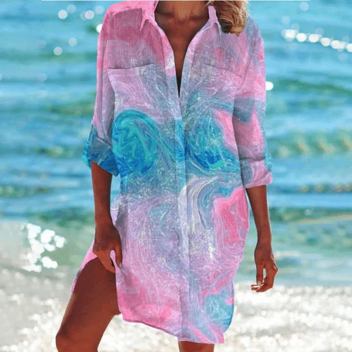 Casual Floral Mini Dress