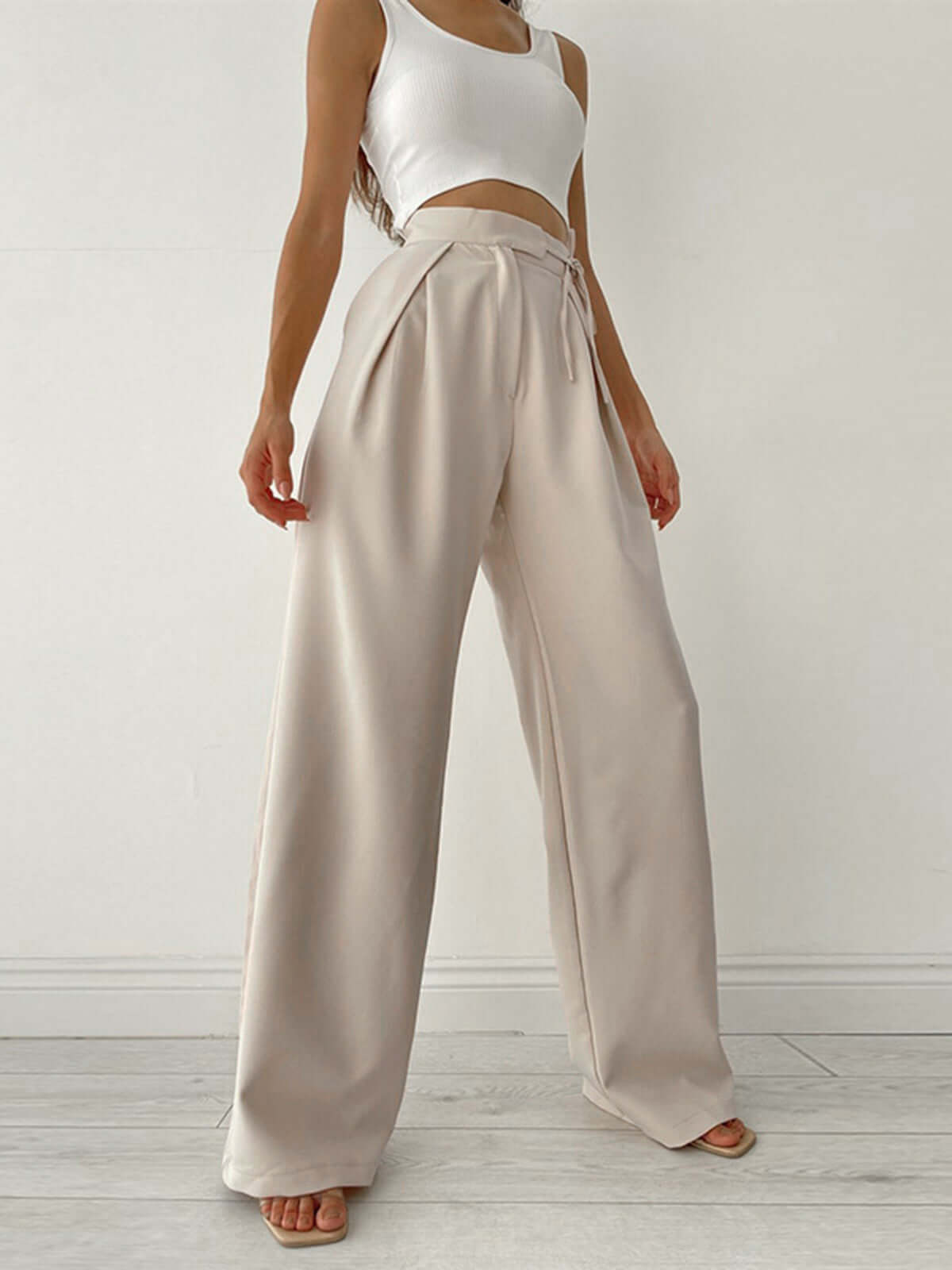 Comfortable Loose Fit High Waisted Palazzo Pants
