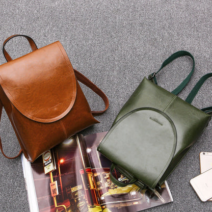 Fashionable Ladies Leather Backpack