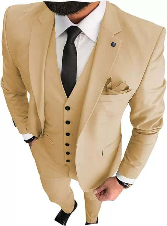 Classic Fit Men's 3 Piece Suit