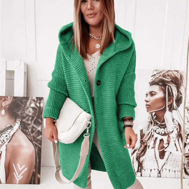 Cozy Button Front Sweater