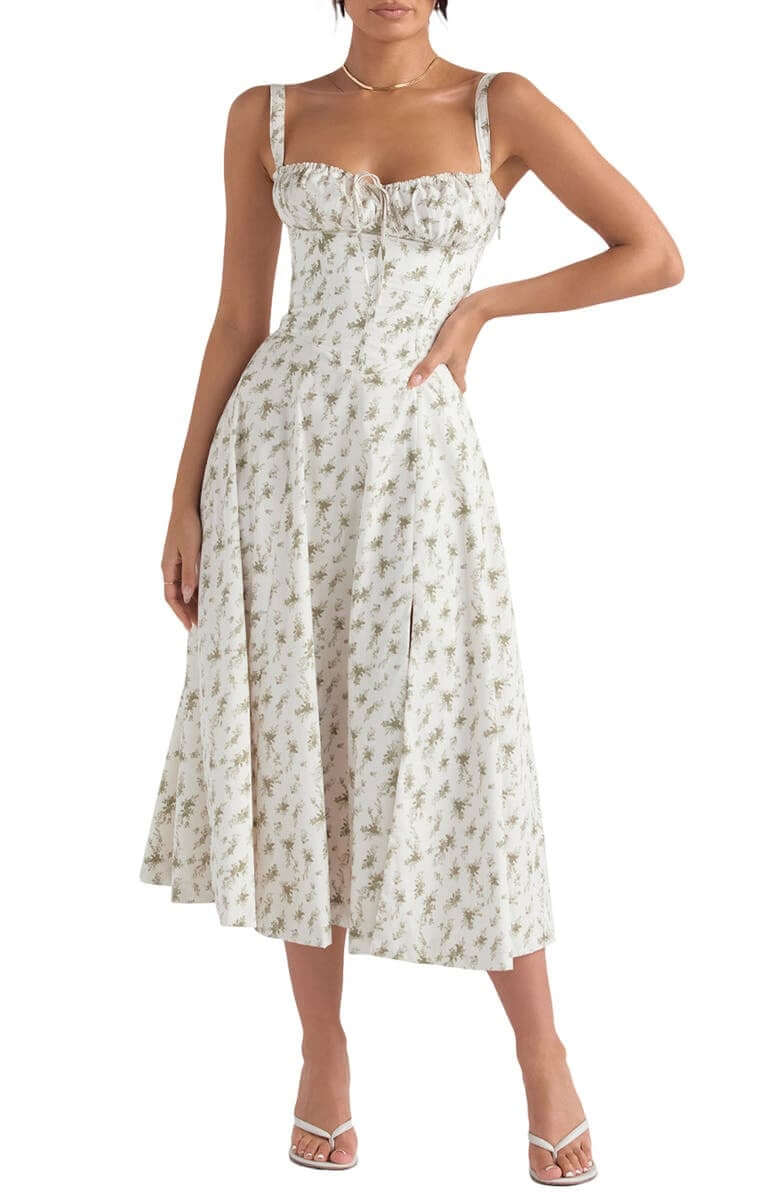 Fashionable Graphic Corset Dress