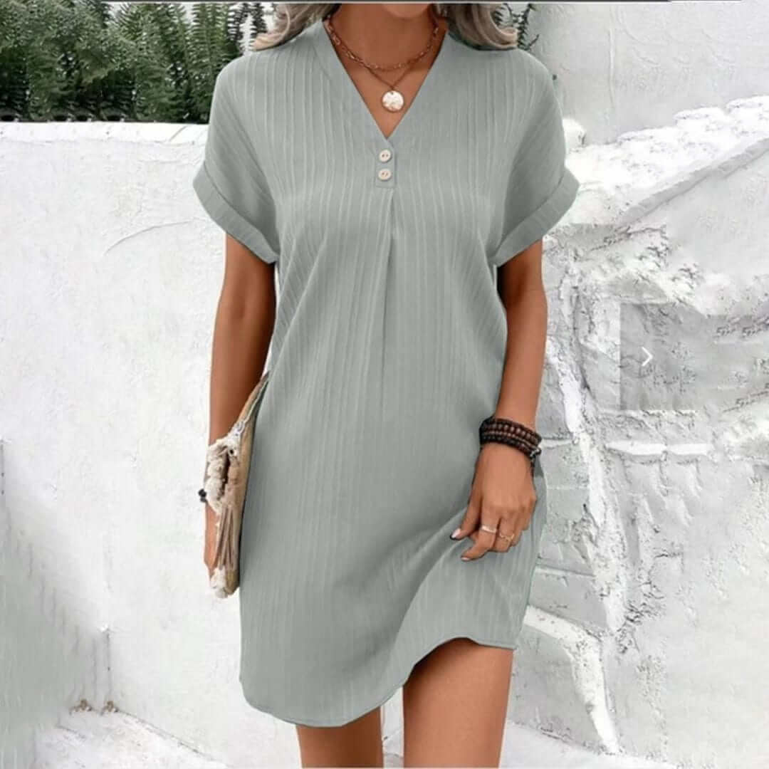 Comfy Short Sleeve Summer Dress