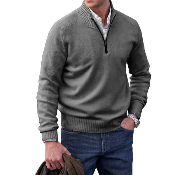 Luxury Soft Zip Up Sweater