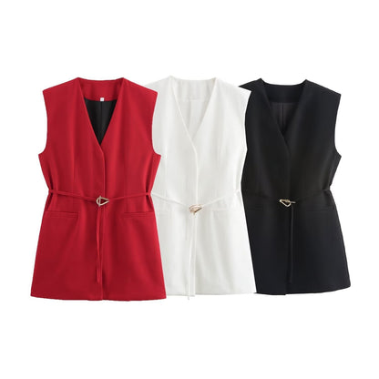 Classic Fit Waistcoat & Flowy Trousers