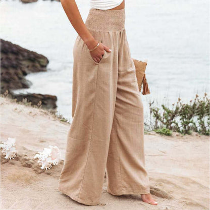 Loose Fit Summer Linen Pants
