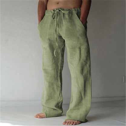 Linen Pants - Baggy Casual Fit for Men-2
