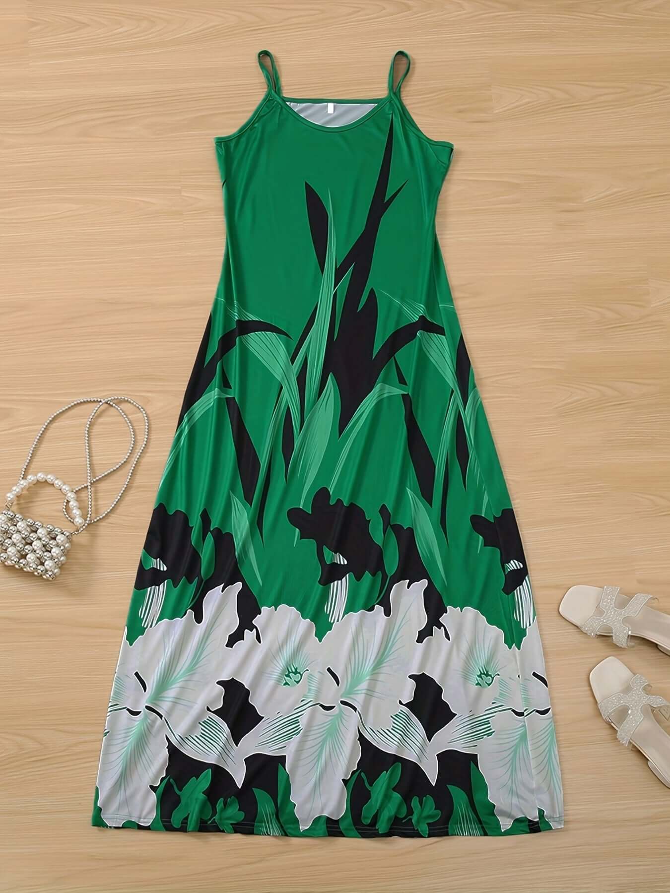 Pretty Summer Sundress with Thin Straps