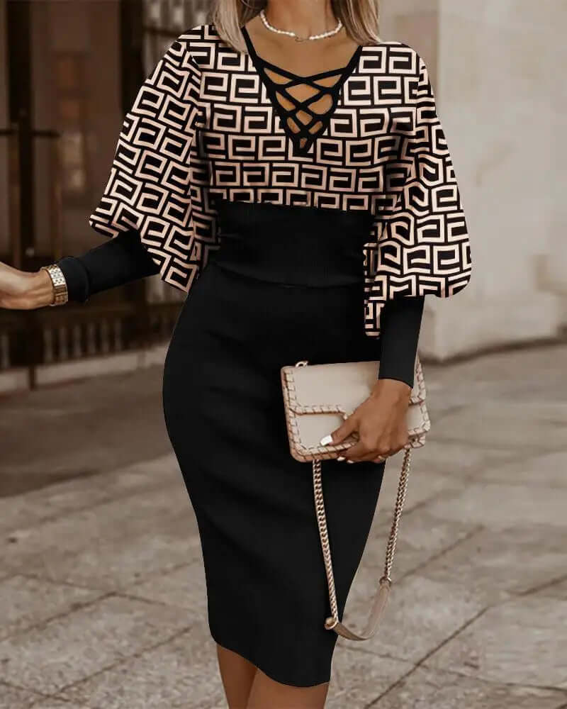 Chic Graphic 2 Piece Outfit