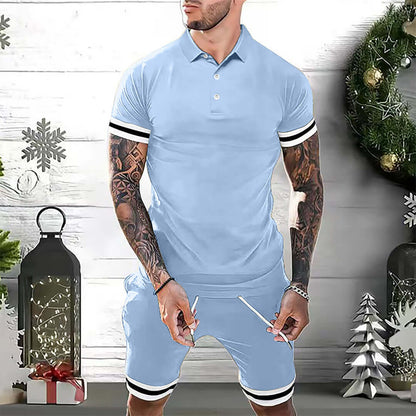 Relaxed Fit Summer Clothing Set for Men