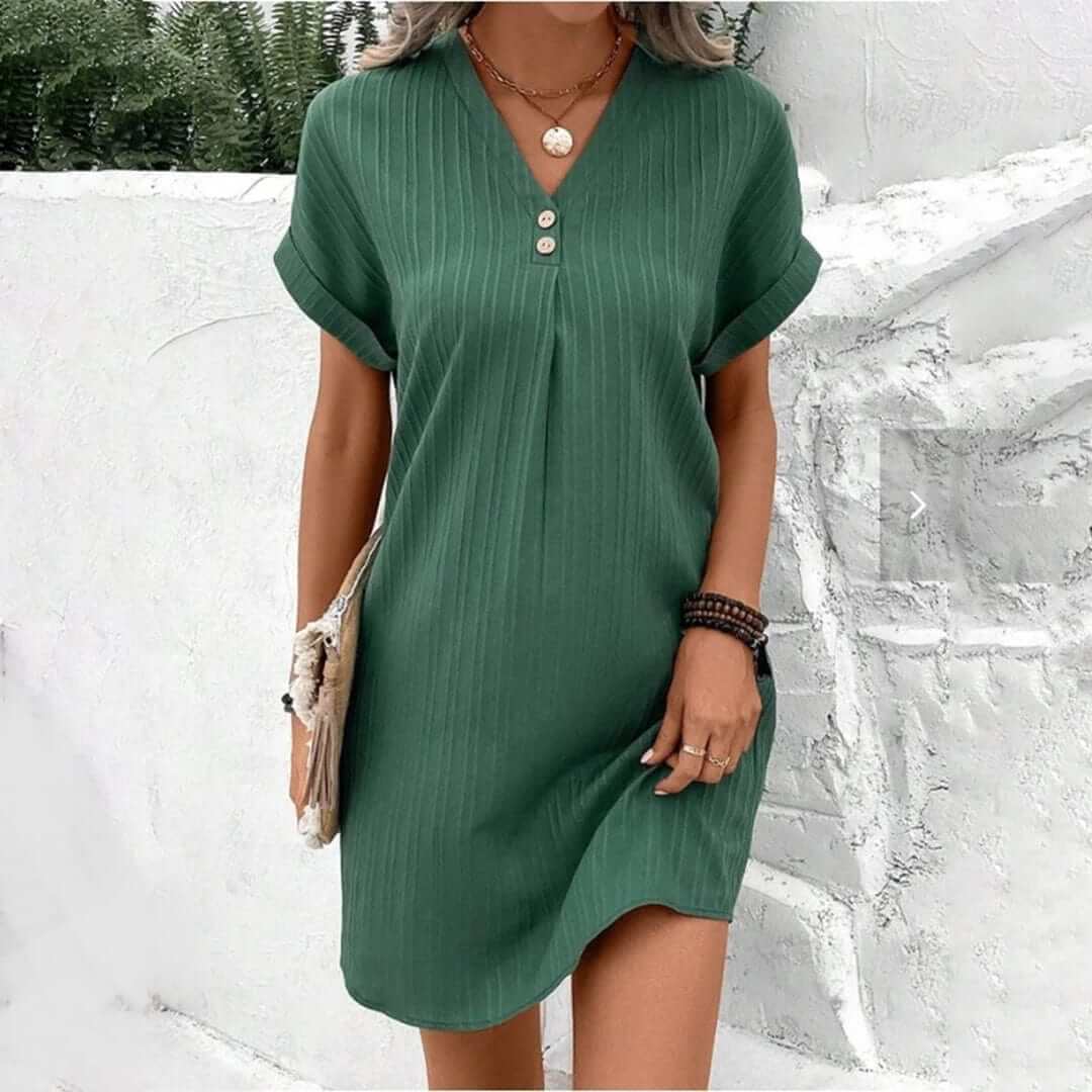 Comfy Short Sleeve Summer Dress
