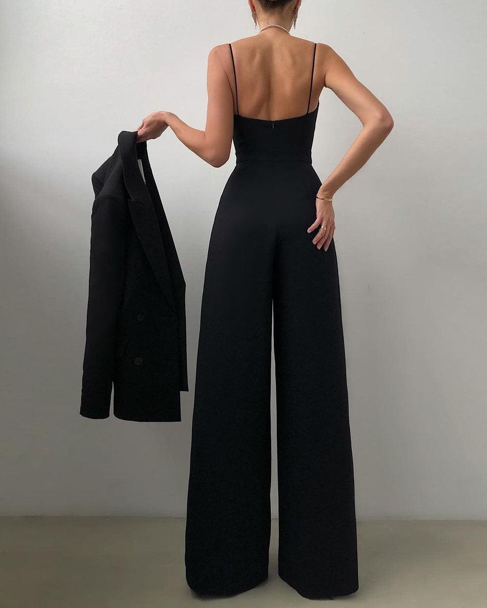 Chic High Waist Women's Jumpsuit