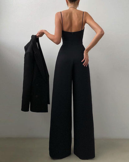Chic High Waist Women's Jumpsuit