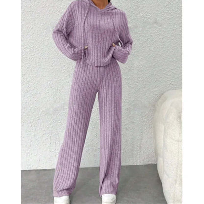 Relaxed Fit Hooded Sweat Suit