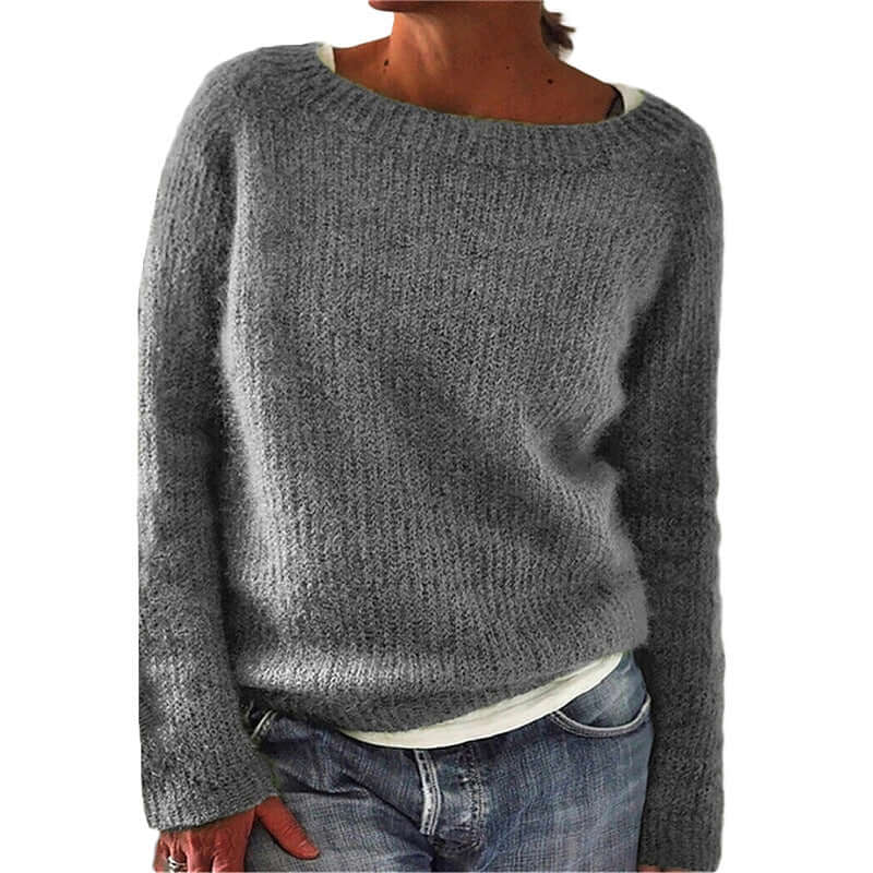 Comfortable Women's Casual Knit Sweater