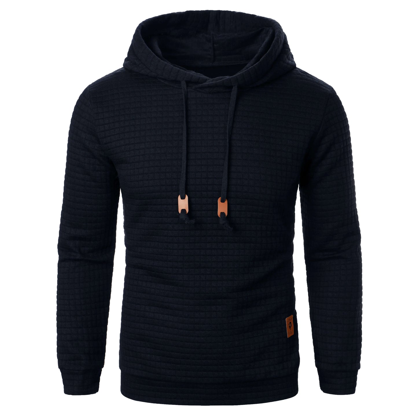 Relaxed Fit Plaid Hooded Sweatshirt