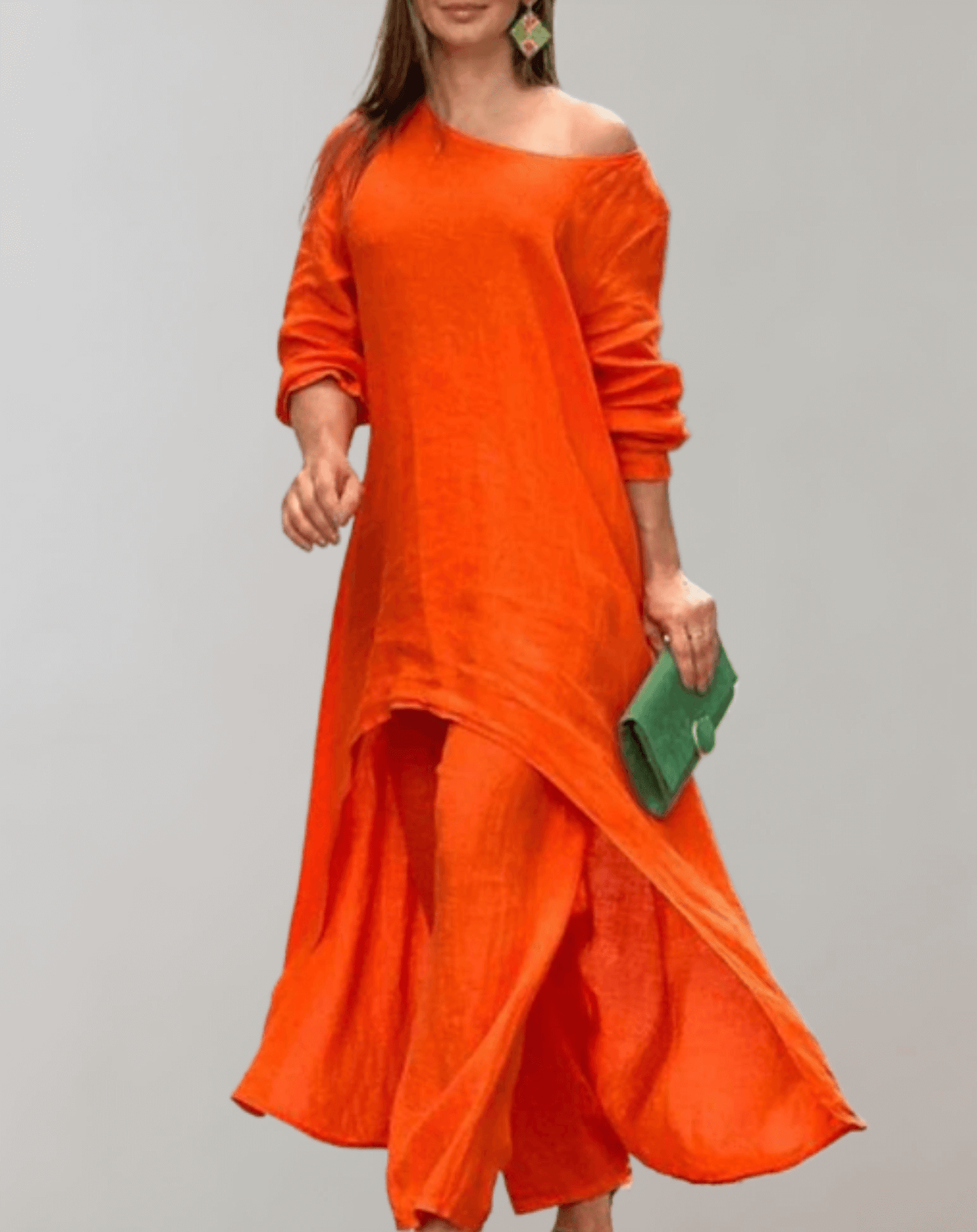 Classic Wool Suit Jacket and Skirt Set