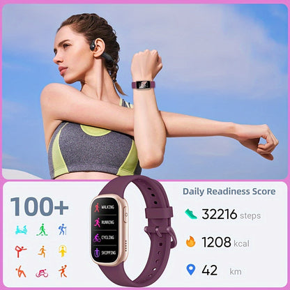 Waterproof Fitness Smartwatch - Long Lasting Activity Tracker
