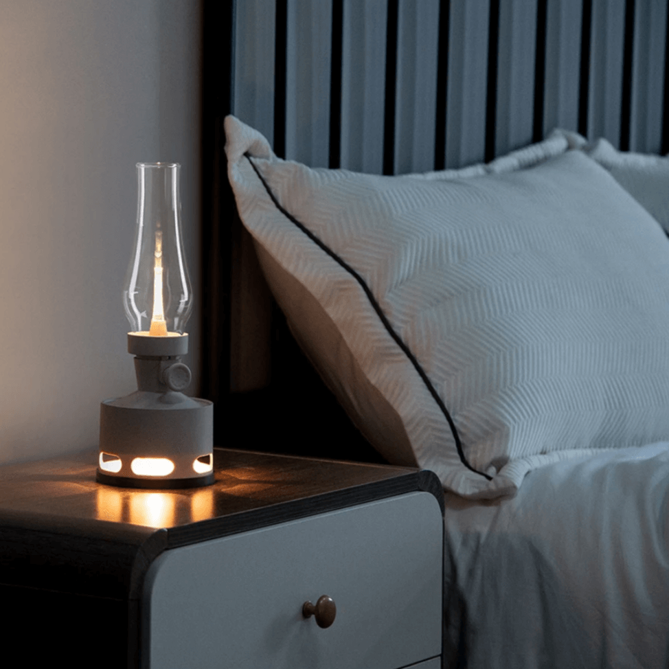 Retro LED Lantern - Rechargeable USB Powered