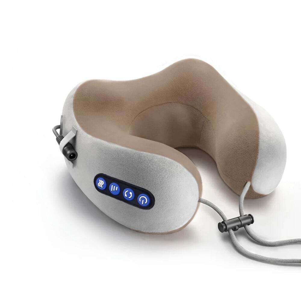 Relaxing Heat Massage Pillow for Neck and Shoulder Pain - Luxivelle