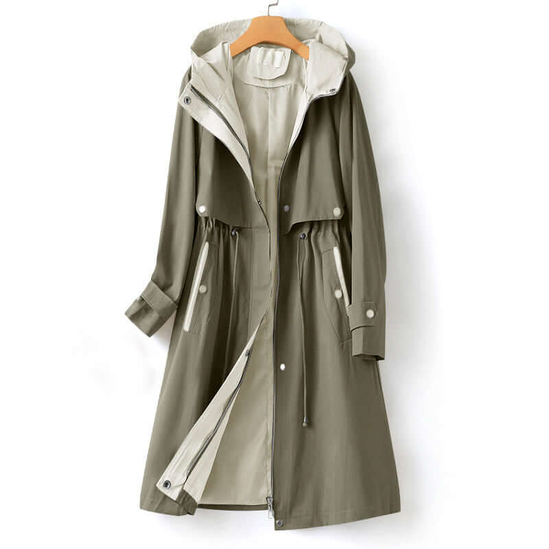 Ladies' Fit Waterproof Windbreaker Coat