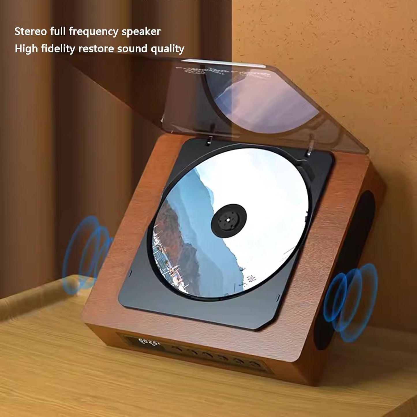 Classic CD Music Player with USB Port