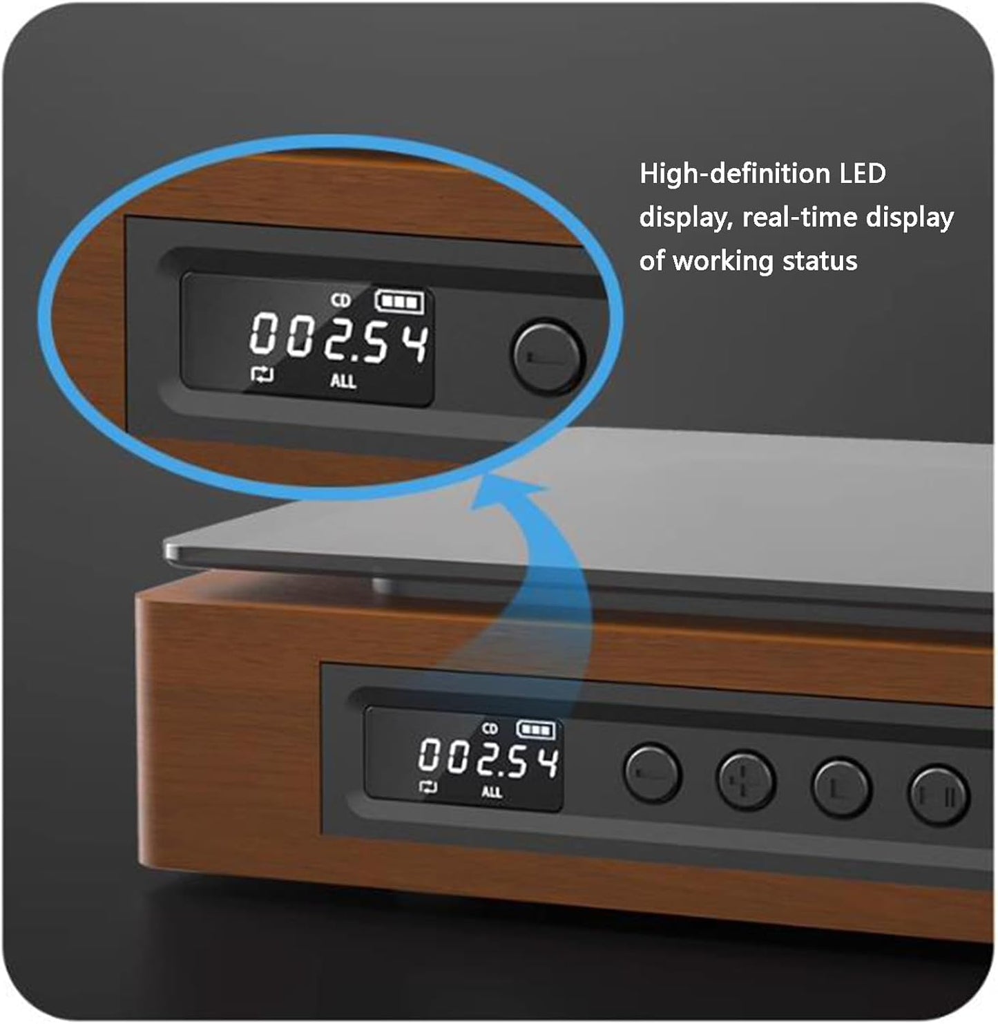 Classic CD Music Player with USB Port