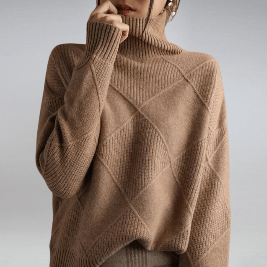 Soft Crew Neck Oversized Cashmere Sweater