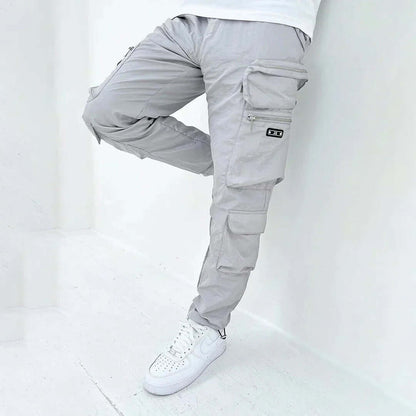 Men's Slim Fit Cargo Pants with Extra Pockets