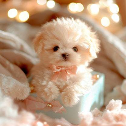 Cuddly Realistic Plush Dog Toy