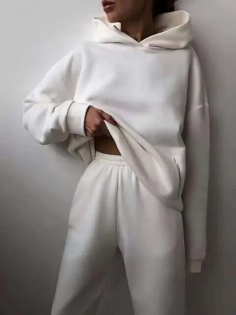 Ladies' Loose Fit Sporty Tracksuit Set