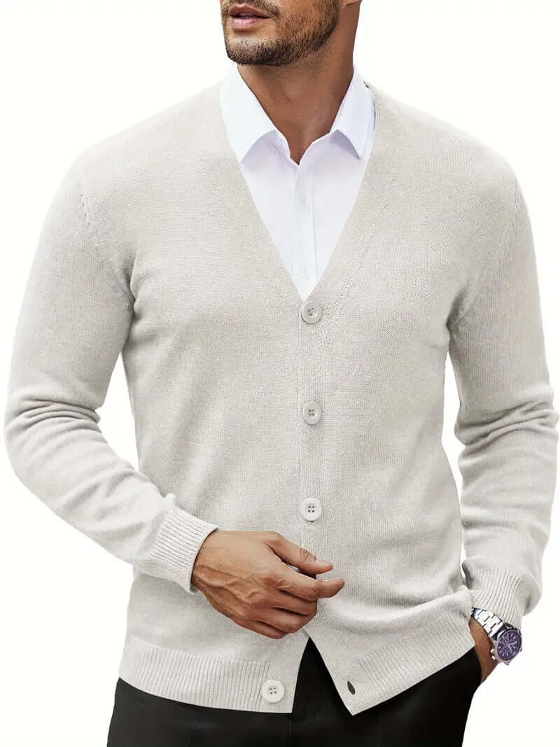 Cozy Lightweight Knit Cardigan Sweater