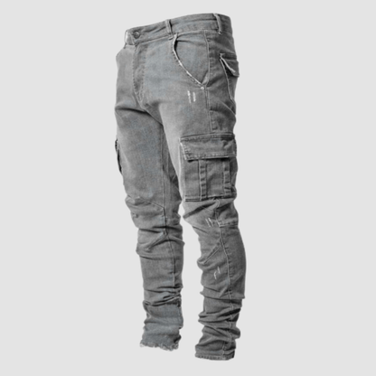 Men's Skinny Straight Leg Casual Jeans