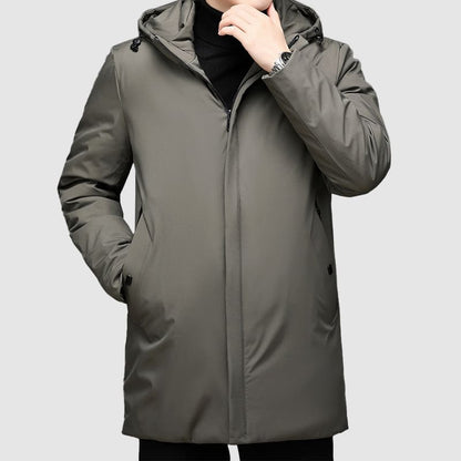 Warm Insulated Mens Parka Coat
