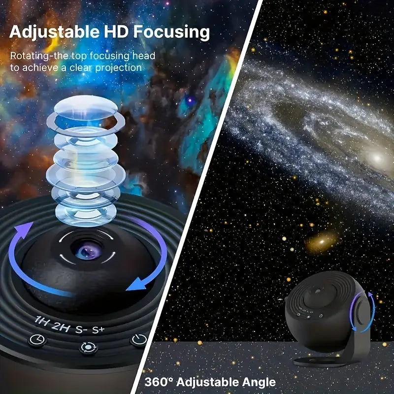 Cosmic Night Sky Galaxy Projector - Room Filling Starlight
