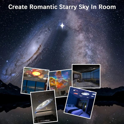 Cosmic Night Sky Galaxy Projector - Room Filling Starlight