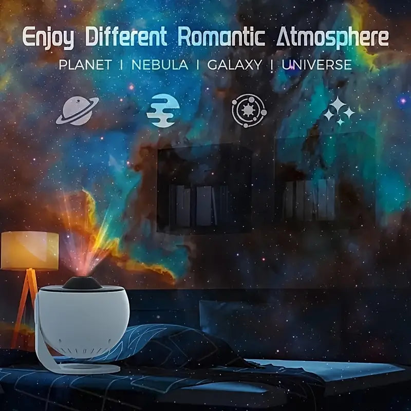 Cosmic Night Sky Galaxy Projector - Room Filling Starlight