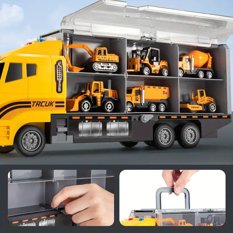 Fun Kids Construction Truck Playset Building Toy