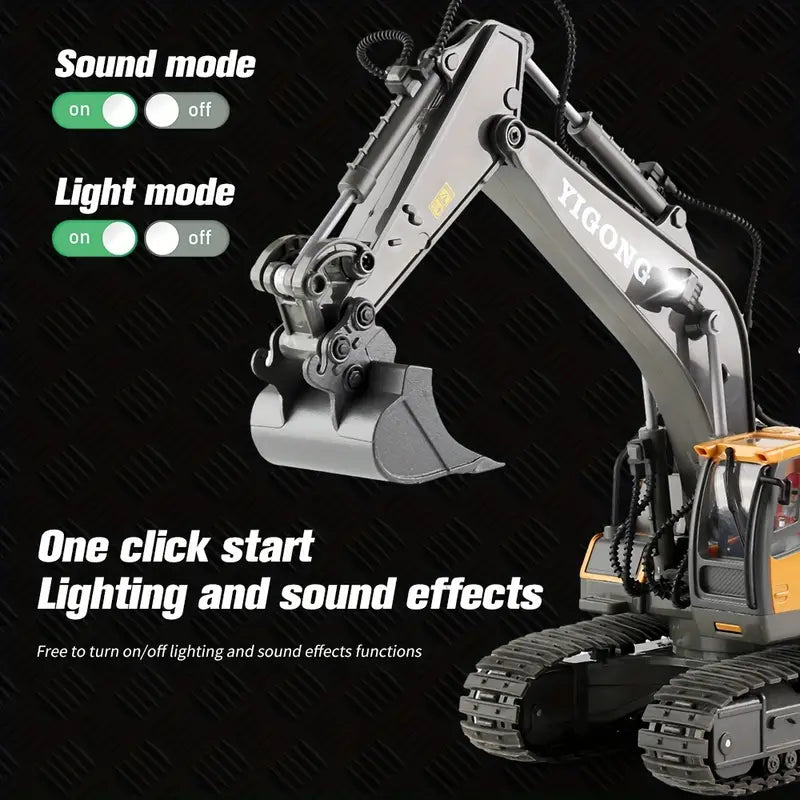 Fun Remote Control Digger Toy for Kids