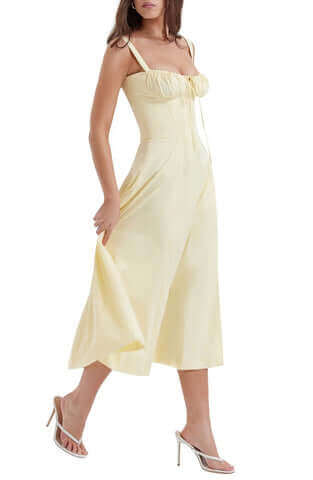Fashionable Graphic Corset Dress