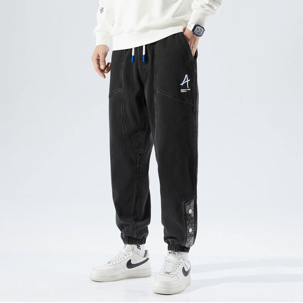 Comfortable Jeans Style Loose Fit Pants
