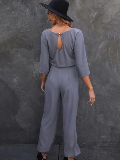 Ladies' Flowy Waist Jumpsuit Pants