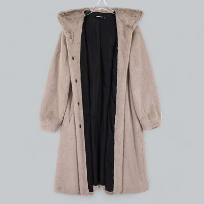 Warm Women's Faux Fur Parka Coat