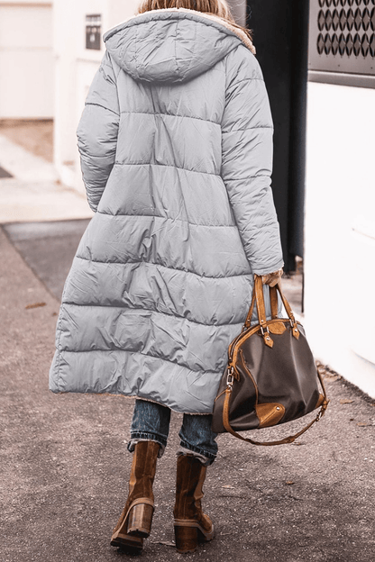 Warm Double Sided Women's Parka Coat