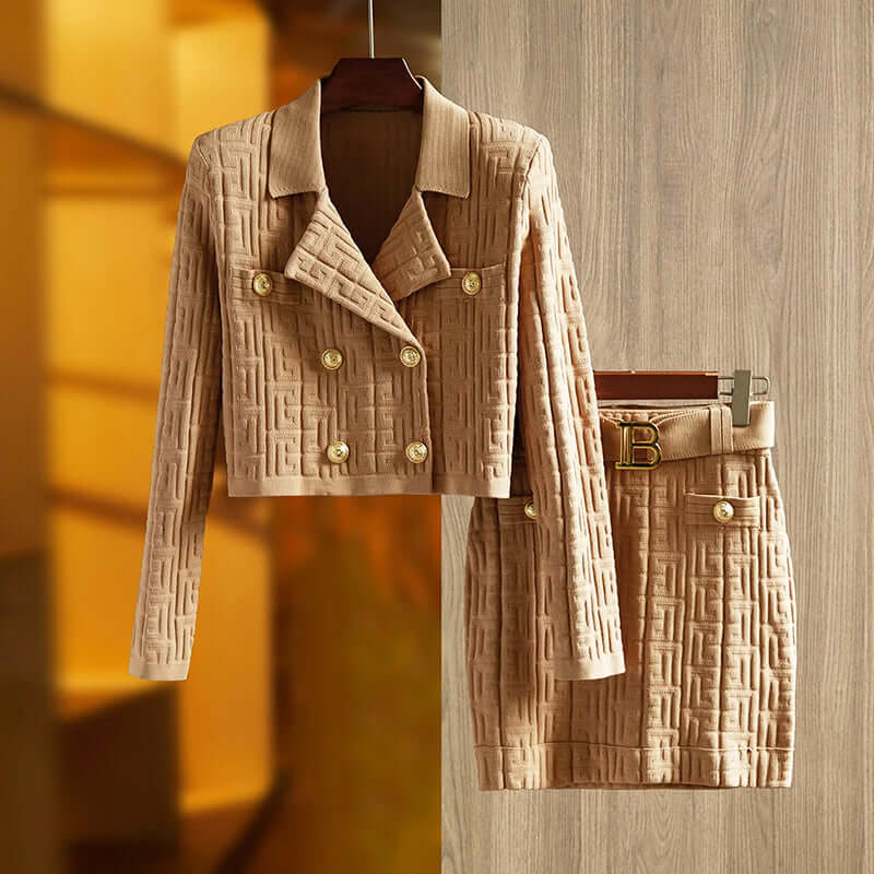 Ladies Classic Two Piece Suit Set