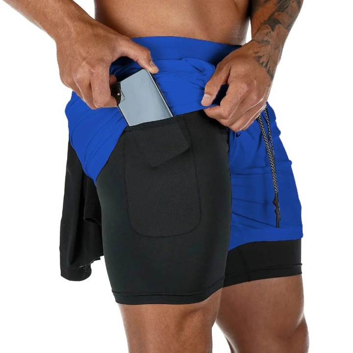 Men's Lightweight Moisture Wicking Athletic Running Shorts
