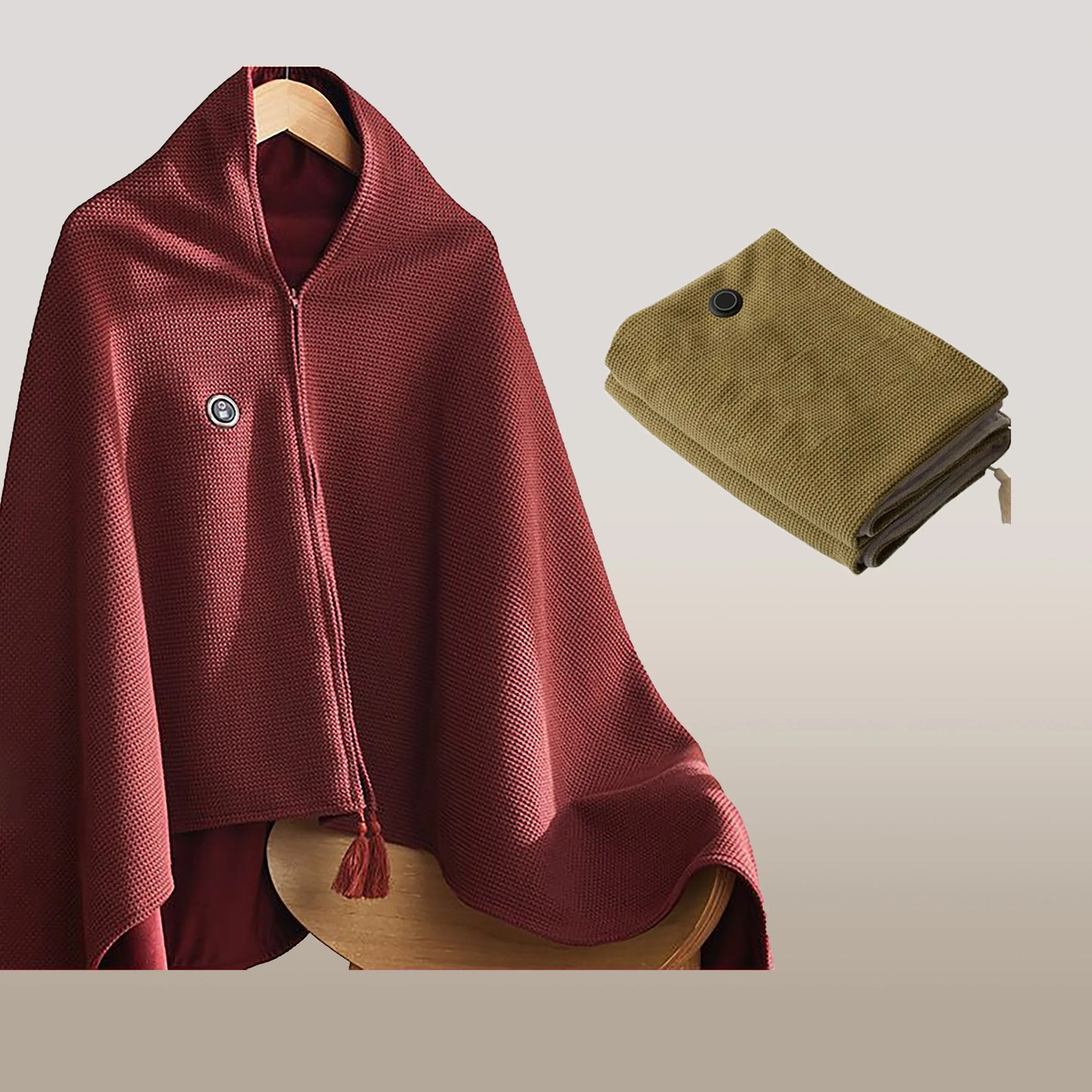 Soft Warm Electric Blanket – Compact USB Travel Wrap