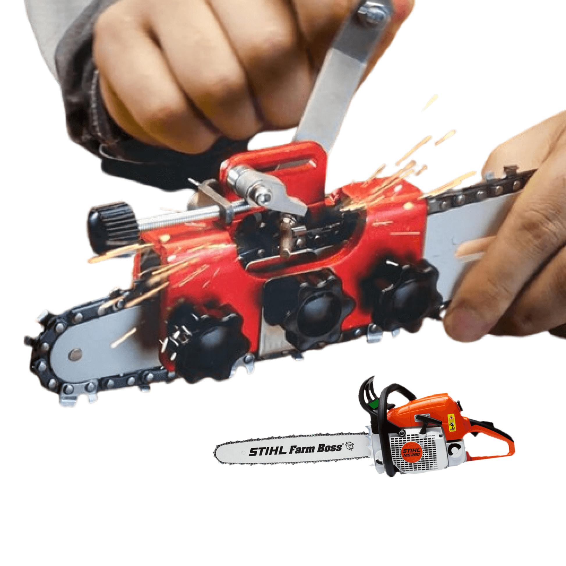 Easy Chainsaw Blade Sharpener Kit - Luxivelle
